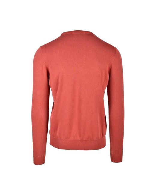 Maglioni a collo rotondo di Alpha Studio in Red da Uomo