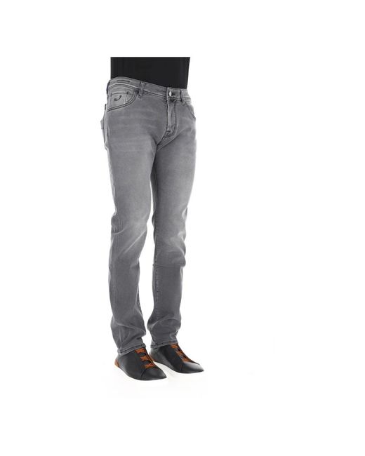 Jacob Cohen Gray Slim-Fit Jeans for men