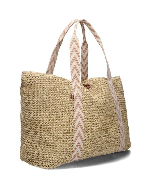 Becksöndergaard Metallic Stroh Shopper Tasche Für Sonnige Tage