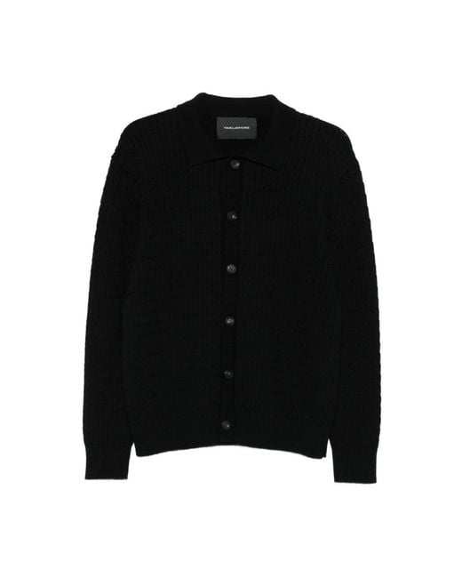 Tagliatore Black Cardigans for men