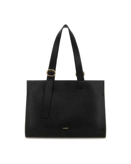Jil Sander Black Shopping Bags