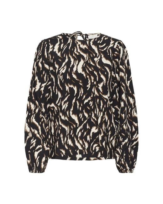 Blouses Kaffe en coloris Black