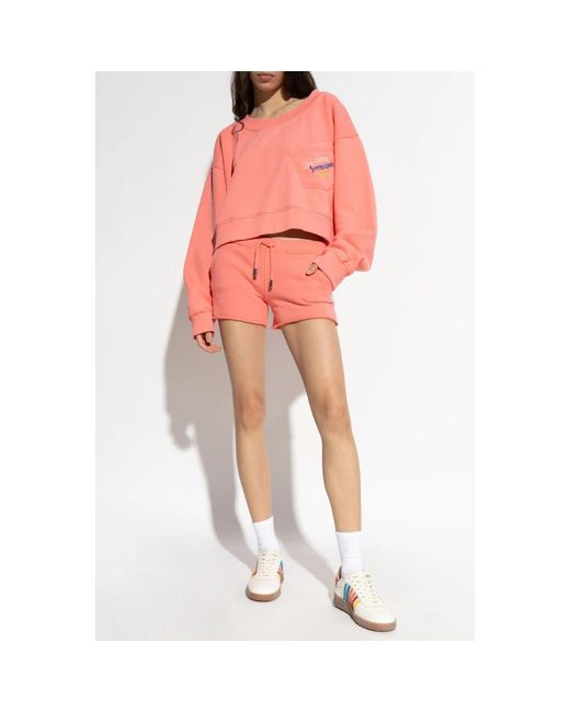 DSquared² Korte Broeken ,Roze ,Katoen Shorts Capsule Summer Lovers in het Pink
