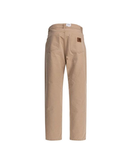 Carhartt Straight Jeans in het Natural voor heren