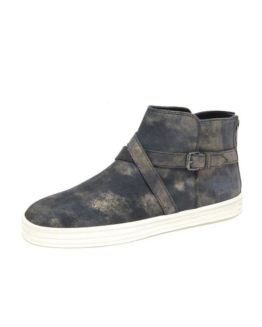 Hogan Gray Ankle Boots