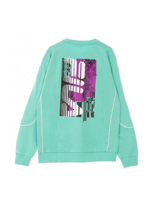 Fila Green Adil Crew Sweat Lightweight Crewneck Sweatshirt for men