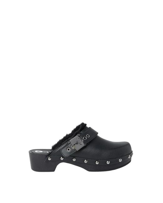 Scholl Black Clogs