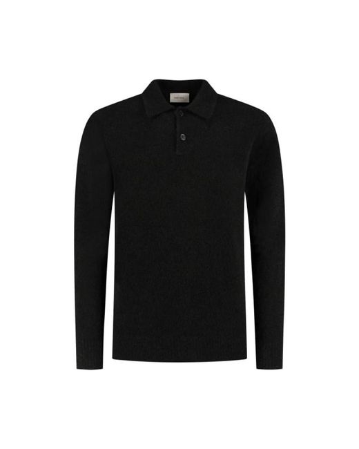 Round-Neck Knitwear Pure Path de hombre de color Black