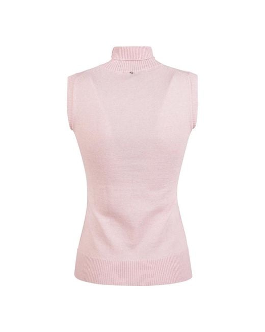 Sportmax Pink Turtlenecks