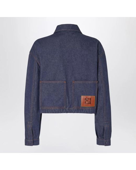 Fendi Blue Denim Jackets