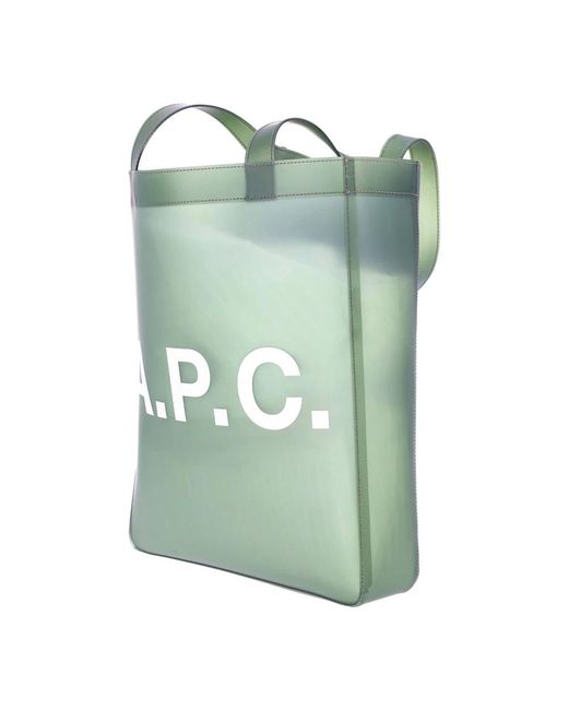 A.P.C. Green Tote Bags for men