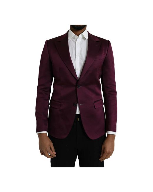Dolce & Gabbana Red Blazers for men