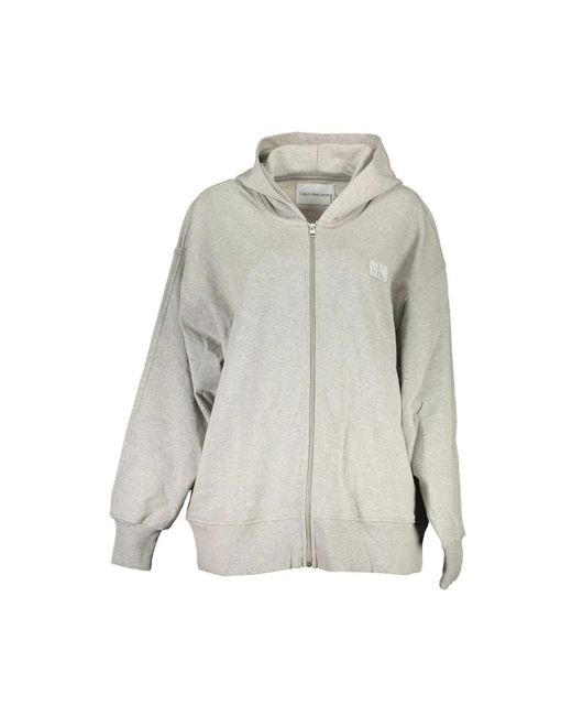 Calvin Klein Gray Zip-Throughs