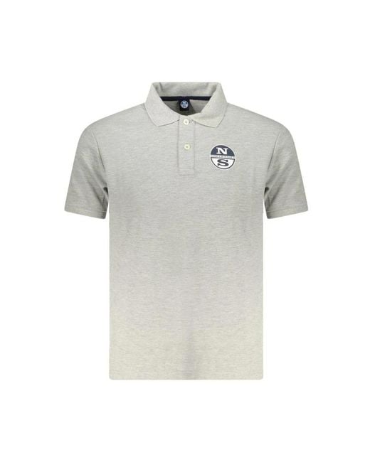 North Sails Gray Polo Shirts for men