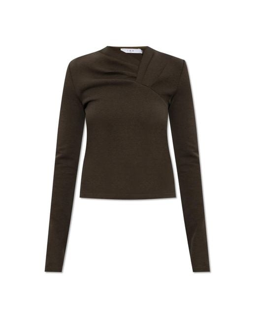 IRO Black Long Sleeve Tops