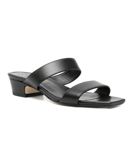Aeyde Black Heeled Mules