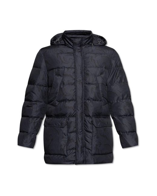 Etro Blue Down Jackets for men