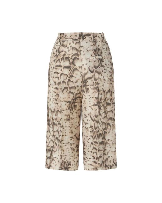 Pinko Natural Cropped Trousers