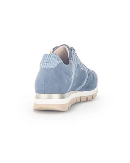 Gabor Blue Nautic Sneakers