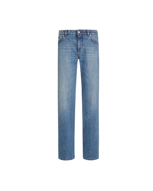 Dolce & Gabbana Blue Straight Jeans