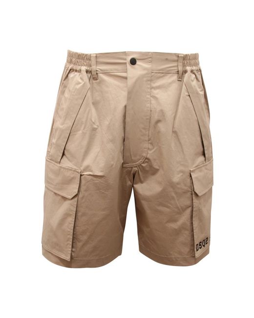 DSquared² Natural Casual Shorts for men
