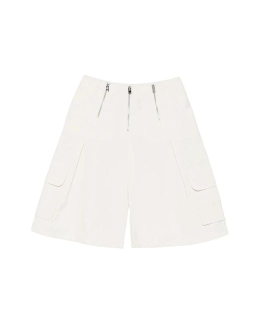 IRO White Long Shorts