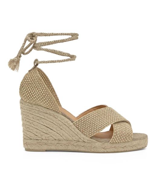 Castaner Metallic Wedges