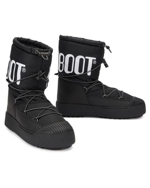 Moon Boot Black Winter Boots for men