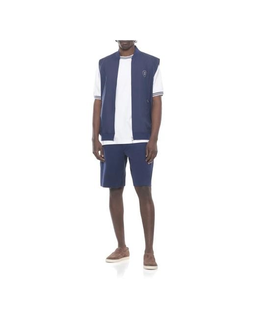 Brunello Cucinelli Blue Vests for men