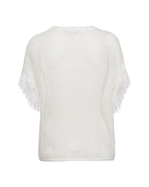 Tuzzi White Aloe There! Pullover