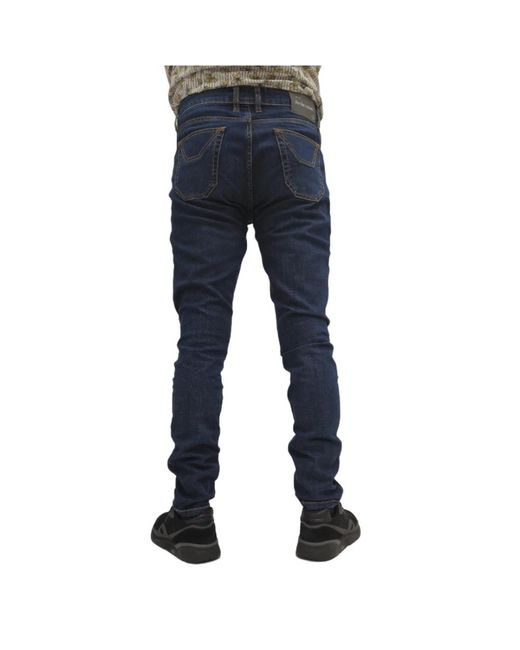 Jeckerson Slim fit patch jeans in Blue für Herren