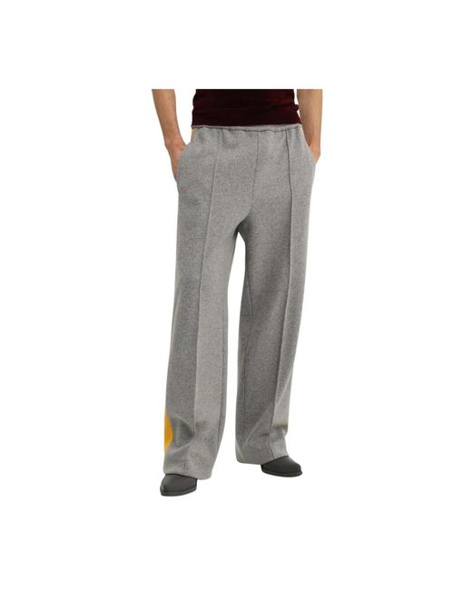 1989 STUDIO Broeken ,Grijs ,Wijde Grijze Broek in het Gray voor heren