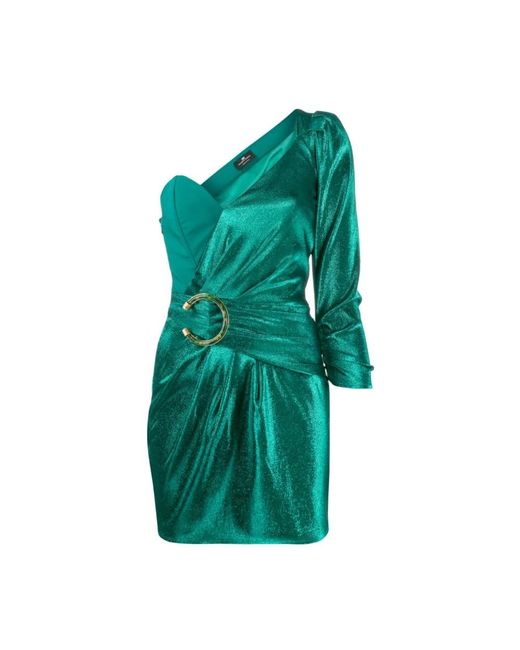 Elisabetta Franchi Green Party Dresses