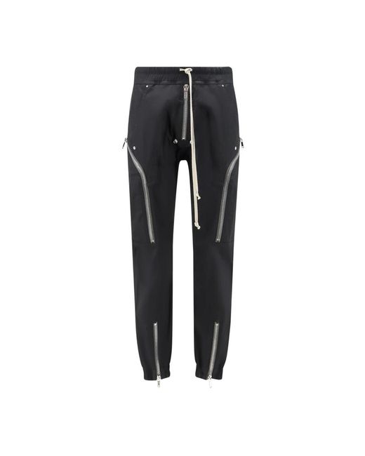 Rick Owens Black Slim-Fit Trousers for men