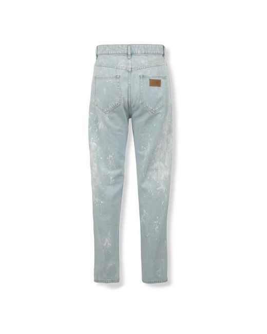 MM6 by Maison Margiela Blue Straight Fit Jeans for men