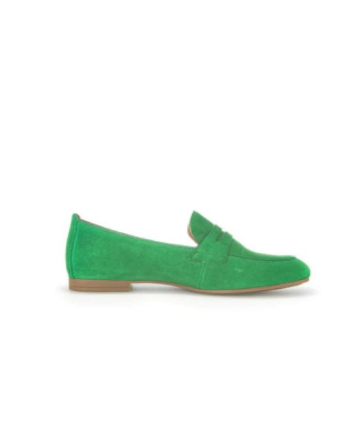 Gabor Green Bequeme Slip-On Schuhe Für Frauen