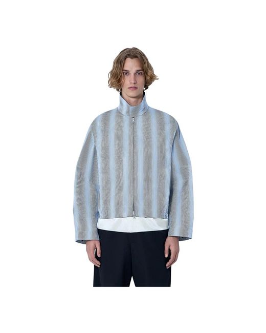Light Jackets Dries Van Noten de hombre de color Blue