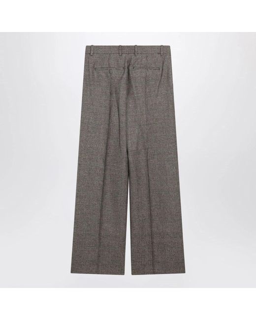 Burberry Gray Wide Trousers