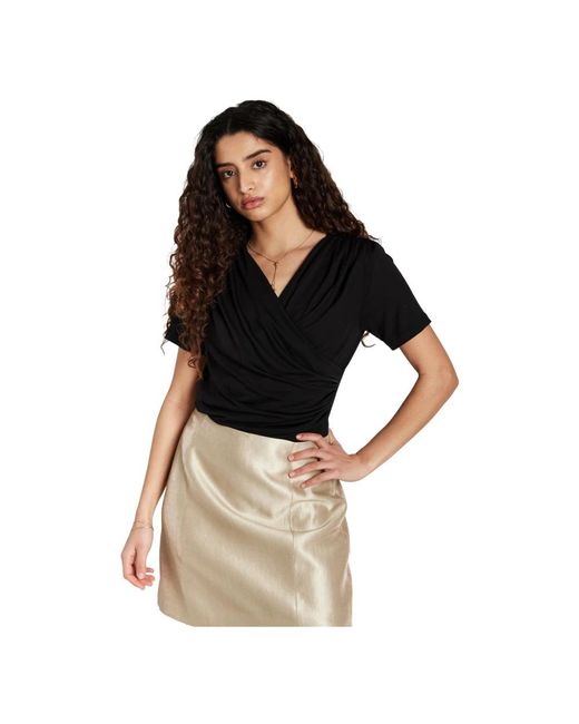 Bruuns Bazaar Katkabbsynvia Blouse in het Black