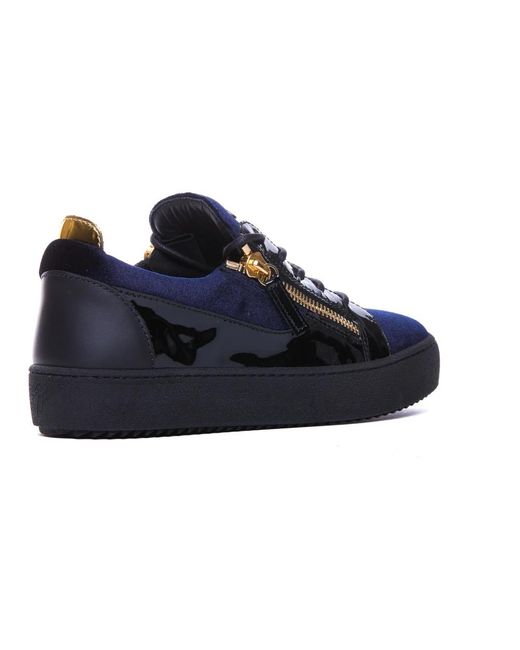 Giuseppe Zanotti Blue Sneakers for men
