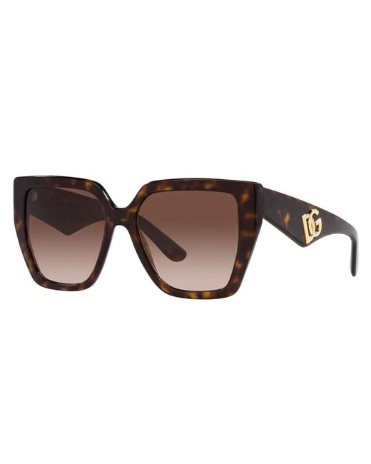Dolce & Gabbana Brown Dg4438 Dg Crossed Sunglasses