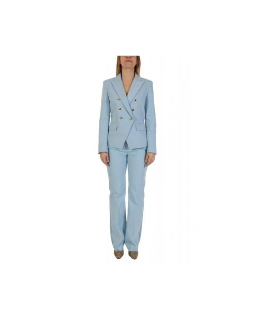 Single Breasted Suits Marella en coloris Blue