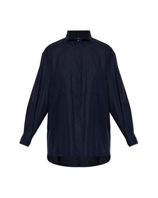 Max Mara Blue Mozaert Hemd