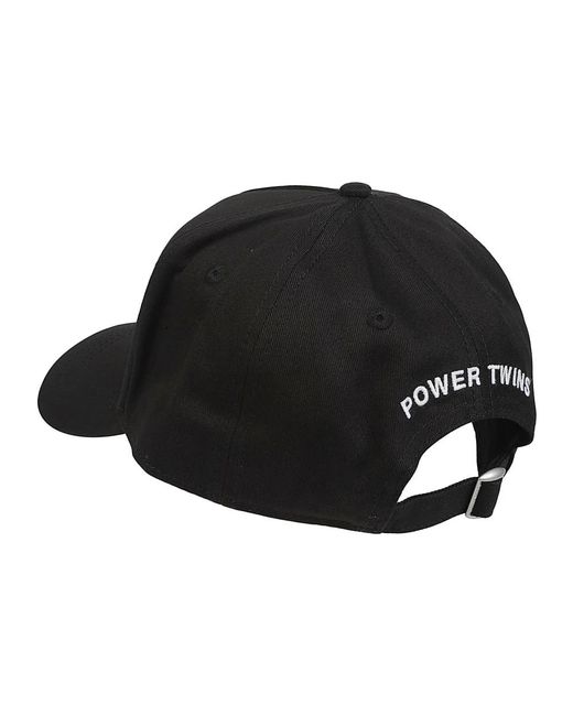 DSquared² Rebels Baseball Cap in Black für Herren