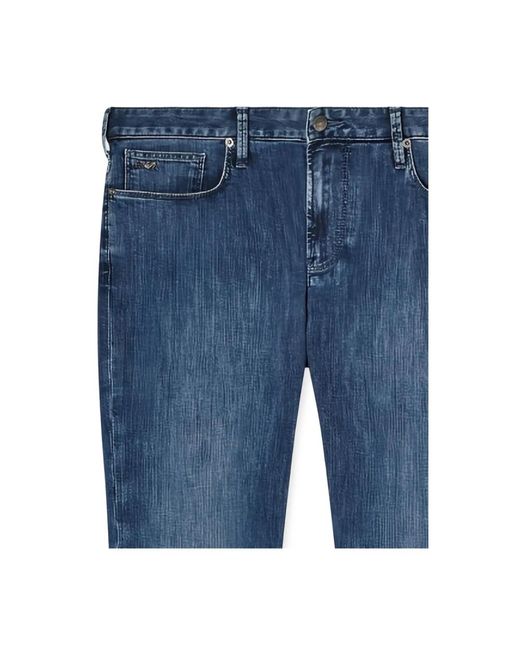 Emporio Armani Blue Slim-Fit Jeans for men
