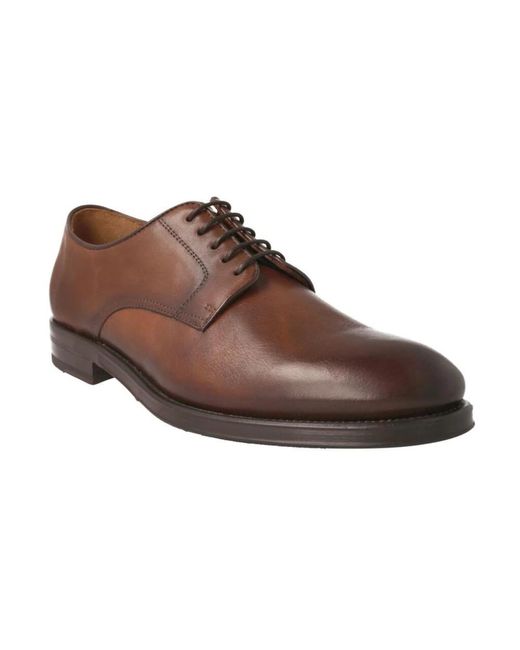 Calce Brauner lederschnürschuh in Brown für Herren