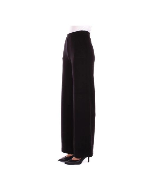 Dondup Black Wide Trousers