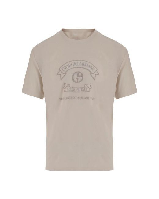 Giorgio Armani Gray T-Shirts for men
