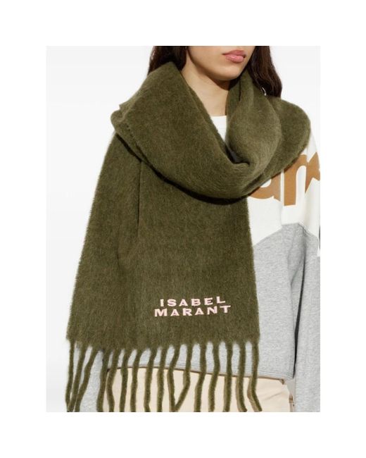 Isabel Marant Green Winter Scarves