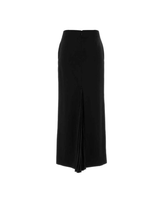 Jil Sander Black Midi Skirts